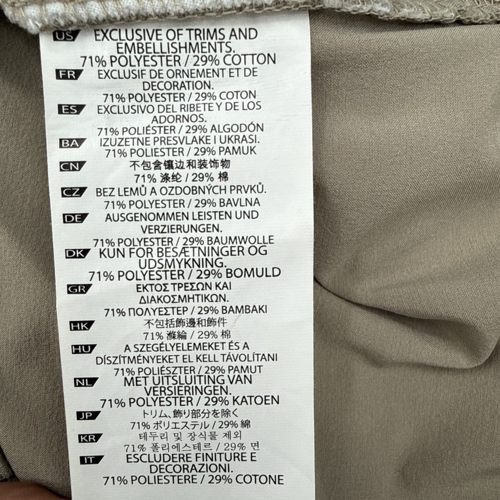 5.11 Tactical Cargo Ripstop Pants Men Tag 40x34 Real 41x33 Beige Work 7512 - Picture 10 of 13